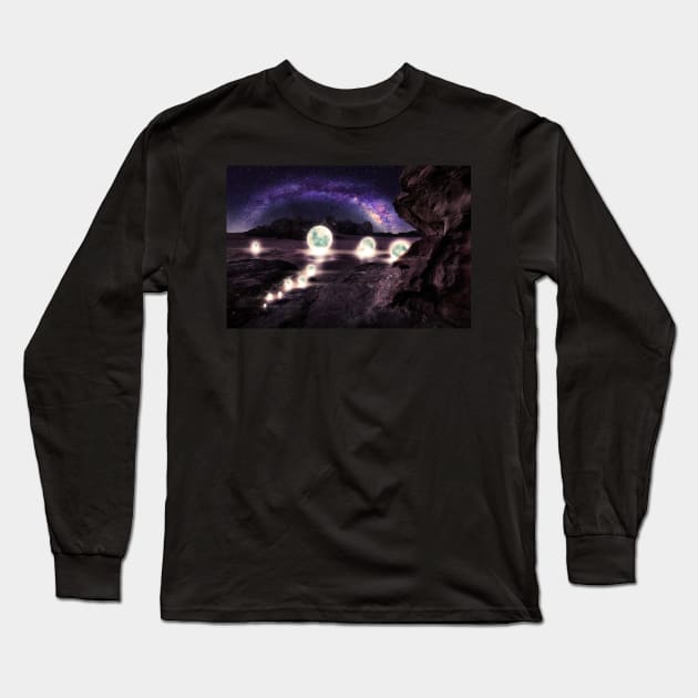 Impossible Night Long Sleeve T-Shirt by Jarrodjvandenberg